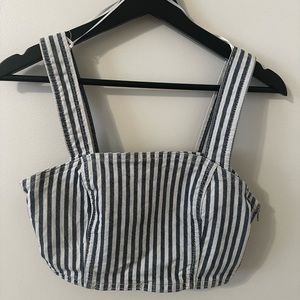 Zara Stripe Crop Top -Small